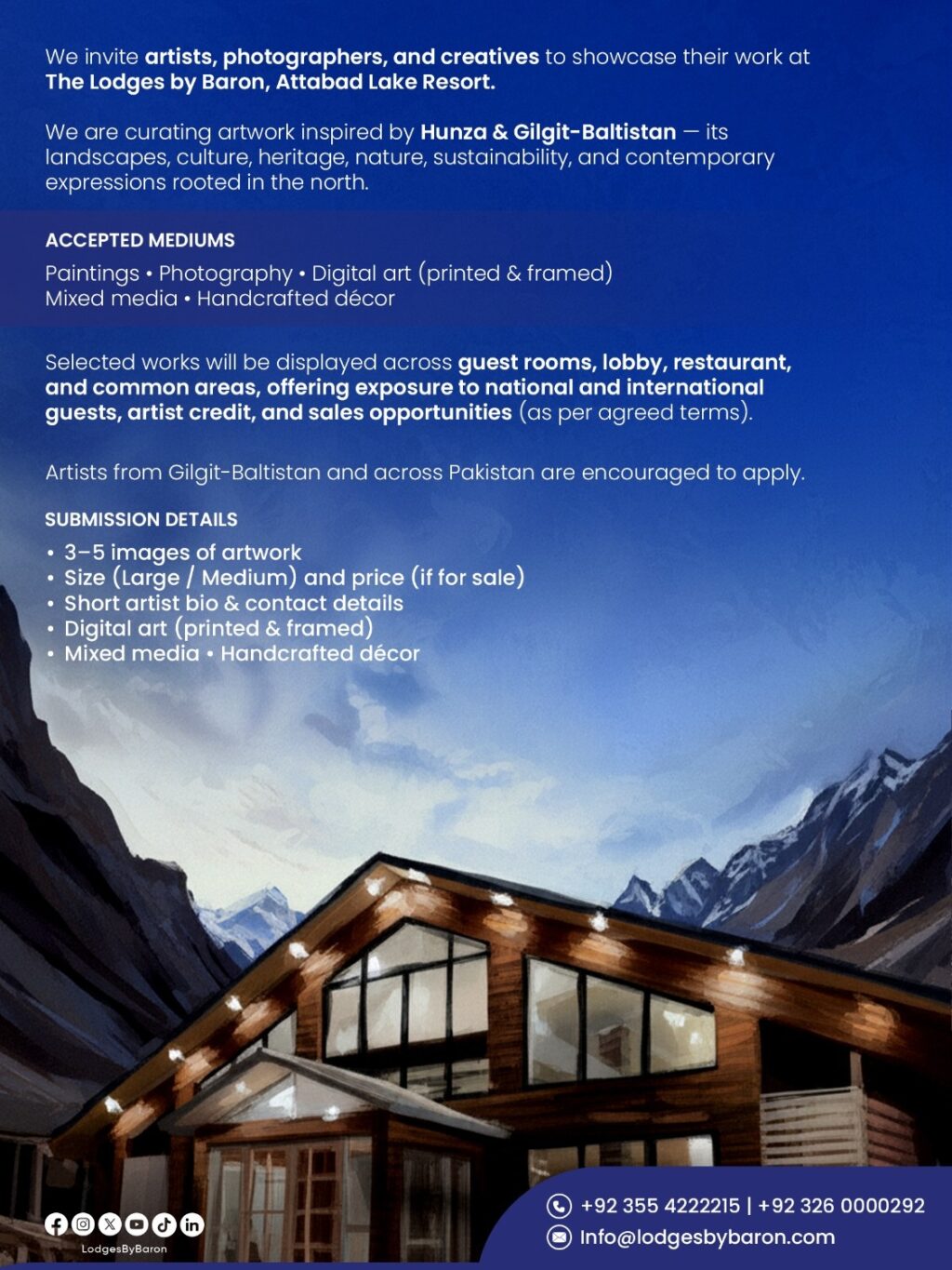 Instagram post from lodgesbybaron. This post is in position 1.